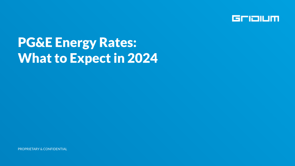 WEBINAR: PG&E Energy Rates: What to Expect in 2024